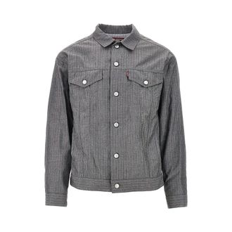 Junya Watanabe Junya Watanabe x Levis pinstriped jacket Man M