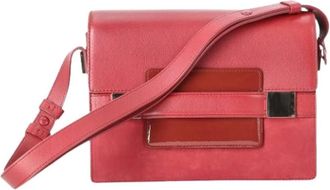 Delvaux Pre-owned Cross Body Bags, female, Red, Size: ONE SIZE Pre-owned Madame PM Crossbody Bag