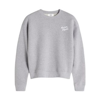 Maison Kitsuné Mujer, Sudaderas, Gris, Talla: M