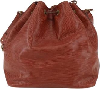 Louis Vuitton Pre-owned Bucket Bags, female, Brown, Size: ONE SIZE Pre-owned Bucket Bag