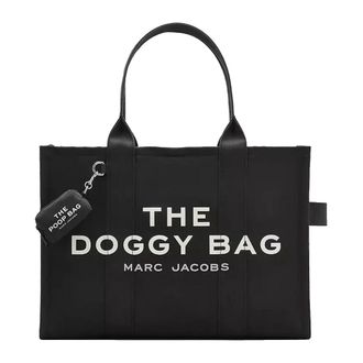 Marc Jacobs The Doggy Tote Bag - Dames - Shoppers - Zwart - ONE Size - Katoen - Tassen