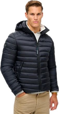Superdry Stijlvolle Herfstjas - Heren - Winterjassen - Blauw - XL - Jassen