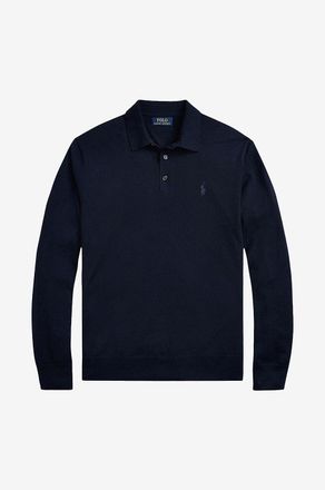Polo Ralph Lauren Schmaler Polopullover aus Wolle Pony