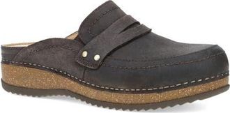 Dansko Maggy Penny Loafer Platform Clog in Chocolate at Nordstrom, Size 36