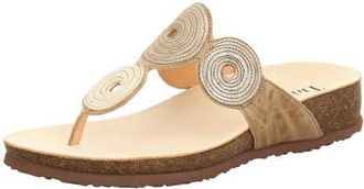 Think Julia Circles Flip Flop in Beige/Kombi at Nordstrom, Size 12-12.5Us