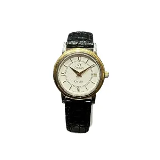Omega Pre-owned Watches, female, White, Size: ONE SIZE Pre-owned De Ville Prestige Yellow Gold Stainless Steel Watch