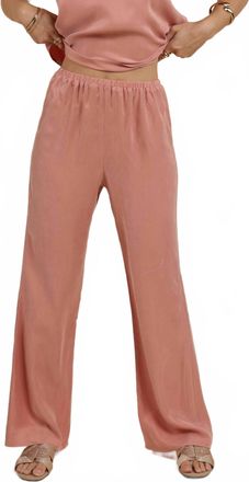 Sadie & Sage Heritage Bootcut Pant In Rose Tan
