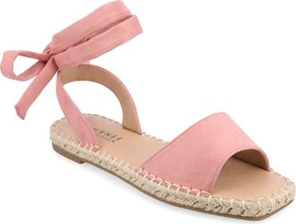 Journee Collection Women & apos;s Emelie Medium and Wide Width Espadrille Sandals