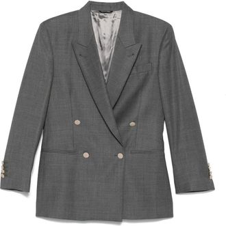 ERALDO Completo doppiopetto in lana - Grigio