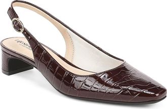Life Stride Lorena Slingback Pump in Dark Chocolate at Nordstrom, Size 9.5