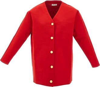 Bally Cardigan in misto seta - Rosso