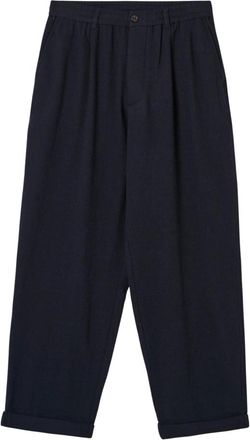 Universal Works Robin Wool Lindberg Pant - Heren - Broeken - Blauw - Maat: W34 Wol