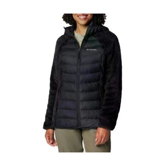 Columbia Jassen, Dames, Zwart, L, Polyester, Powder Lite II Sherpa Hybrid Fleece Jas