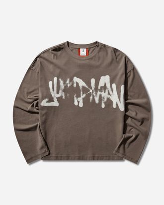 Nike Jordan Men s In1House Jumpman Longsleeve T-Shirt Cave Stone