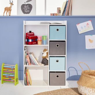 Sweeek Contenitore per bambini con 4 cestini