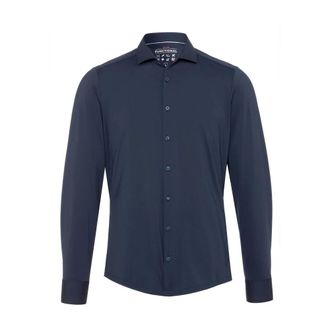 Pure Heren, Overhemden, Blauw, Maat: 6XL