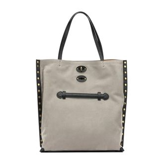 Zanellato Dames, Tassen, Grijs, Maat: ONE Size Su&egrave;de