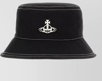 Vivienne Westwood cap hat contrast stitching eyelet vents design