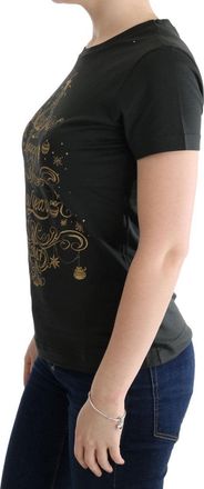 Dolce & Gabbana Womens Green Cotton 2017 Motive T-Shirt