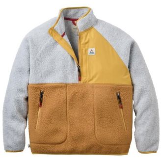 Passenger Home 2.0 1/2 Zip Recycled Sherpa Fleece Fleecejacke f&uuml;r Damen | grau