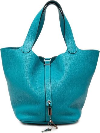 Herm&egrave;s Pre-owned Hermes Clemence Picotin Lock 22 Ladies JFKWE7DZ721NH2QZ