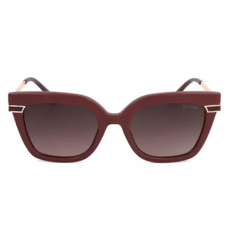 Guess Bordeaux Gradient Butterfly Ladies Sunglasses GF00015 69T 51