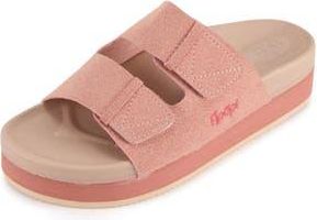 Floopi Double Strap Platform Slide Sandal in Pink at Nordstrom Rack, Size 11