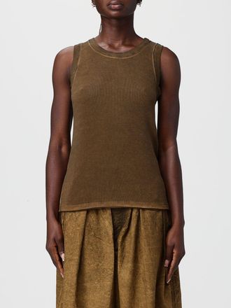 Uma Wang Top in jersey lavato a costine Uma Wang