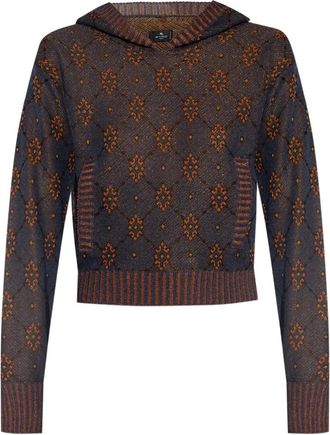 Etro Felpa con fantasia - Marrone