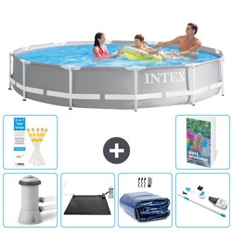 Intex Piscina Prism Frame Redonda - 366x76 Cm - 7-piezas S252