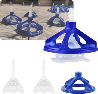 OEM Kit De Separadores De Azulejos Autonivelantes De 2 Mm X 100 + Dial Reutilizable X 100 F&aacute;cil Para Aficionados Al Bricolaje Y Alicatadores Herramienta D