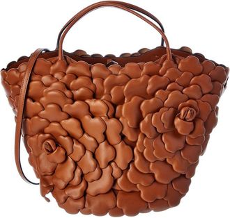 Valentino Atelier 03 Rose Edition Leather Shoulder Bag