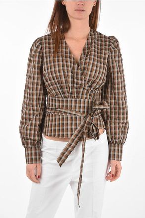 Baum Und Pferdgarten Checked Blouse with Belt size 36