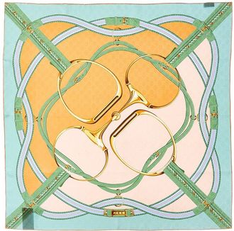 Gucci Gg Jacquard Silk Scarf