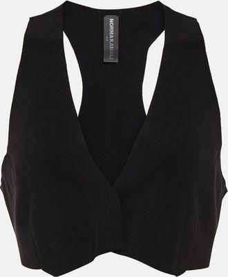 Norma Kamali Jersey bra top