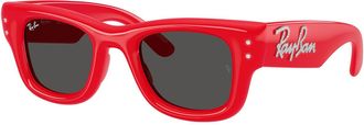 Ray-Ban RB4940B Wayfarer Puffer 686187 Mens Sunglasses Red Size 47