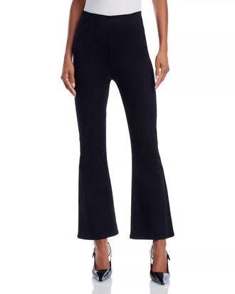 Veronica Beard Carson Kick Flare Pants In Oxford Black