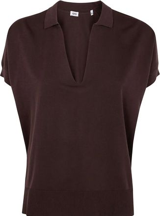Aspesi cotton top - women - Cotton - 38 - Brown