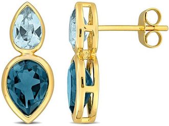 Rina Limor 14K 3.54 Ct. Tw. Gemstone Earrings