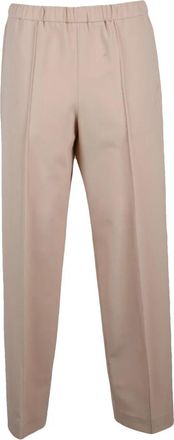 Fabiana Filippi Chino Rechte Broek - Dames - Chinos - Beige - XS - Polyester - Broeken