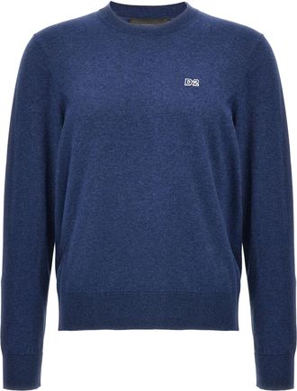 Dsquared2 Blue Cotton Mens Cardigan