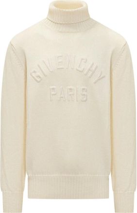Givenchy Truien & Vesten, Heren, Beige, M, Wol, Turtleneck Trui