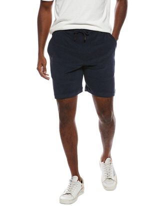 Isaia Silk-Blend Track Short
