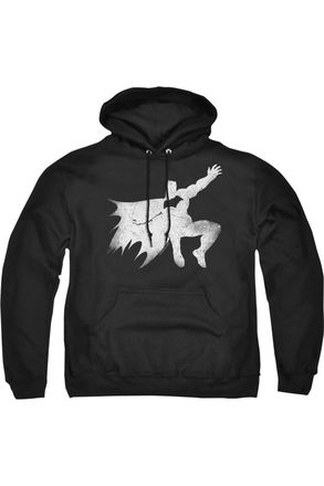 Gildan Batman V Superman Knight Silhouette Adult Pull Over Hoodie / Hooded Sweatshirt