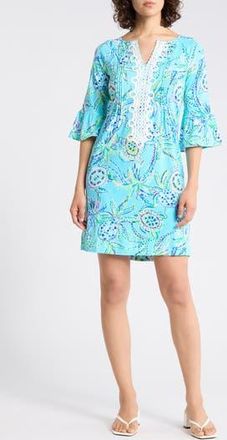 Lilly Pulitzer Krystal Shift Dress in Bermuda Blue Turtle at Nordstrom Rack, Size Xx-Small