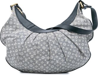 Louis Vuitton Pre-owned Womens Boulogne Monogram Denim Bag - Grey Textile - One Size
