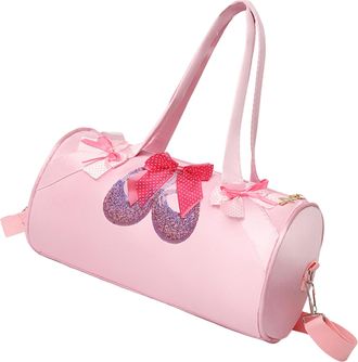 Supvox Ballet Backpack Small Dance Bag for Girls Cute Shoulder Bag Storage Pouch for Ballet Shoe Clothes for Dance Classes