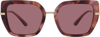 Dolce & Gabbana Dark Violet Butterfly Ladies Sunglasses DG4474 344469 53