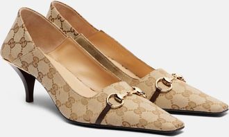 Gucci Vittoria 55 GG Canvas pumps
