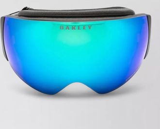 Oakley curved frame sunglasses silk nylon strap